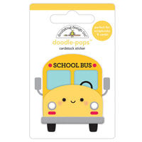 Doodlebug Design - School Days - Stickers - Doodle-Pops - School Bus