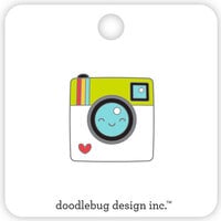 Doodlebug Design - I Heart Travel - Collectible Pins - Say Cheese