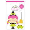 Doodlebug Design - Halloween - Candy Carnival Collection - Doodle-Pops - 3 Dimensional Cardstock Stickers - Hazel