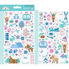 Doodlebug Design - Winter Wonderland Collection - Cardstock Stickers - Mini Icons