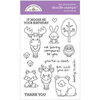 Doodlebug Design - Winter Wonderland Collection - Clear Photopolymer Stamps - Forest Friends