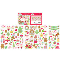 Doodlebug Design - Christmas Magic Collection - Odds and Ends - Die Cut Cardstock Pieces