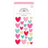 Doodlebug Design - Love Notes Collection - Sprinkles - Enamel Dots - Heart To Heart