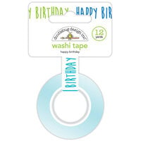 Doodlebug Design - Party Time Collection - Washi Tape - Happy Birthday