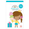 Doodlebug Design - Hey Cupcake Collection - Stickers - Doodle-Pops - Birthday Princess
