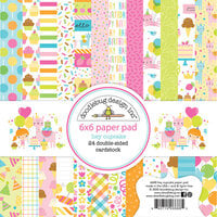 Doodlebug Design - Hey Cupcake Collection - 6 x 6 Paper Pad