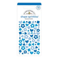 Doodlebug Design - Stickers - Shape Sprinkles - Enamel - Blue Jean Confetti