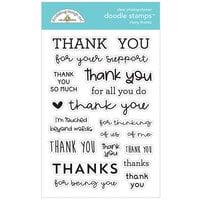 Doodlebug Design - All Occasion Collection - Clear Photopolymer Stamps - Many Thanks