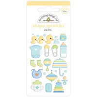 Doodlebug Design - Special Delivery Collection - Stickers - Shape Sprinkles - Enamel - Play Time