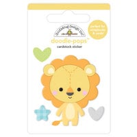 Doodlebug Design - Special Delivery Collection - Stickers - Doodle-Pops - Lovable Lion