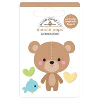 Doodlebug Design - Special Delivery Collection - Stickers - Doodle-Pops - Bear Hug