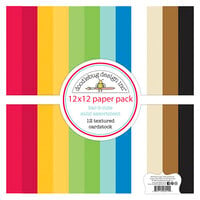 Doodlebug Design - Bar-B-Cute Collection - Textured Cardstock Assortment Pack