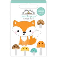 Doodlebug Design - Pumpkin Spice Collection - Stickers - Doodle-Pops - Fox and Friends