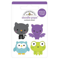 Doodlebug Design - Ghost Town Collection - Doodle-Pops - 3 Dimensional Cardstock Stickers - Boo Crew