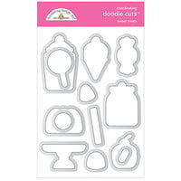 Doodlebug Design - Ghost Town Collection - Doodle Cuts - Metal Dies - Sweet Treats
