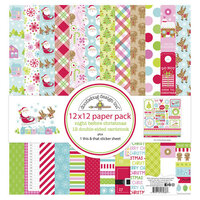 Doodlebug Design - Night Before Christmas Collection - 12 x 12 Paper Pack