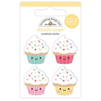 Doodlebug Design - Made With Love Collection - Stickers - Doodle-Pops - Baby Cakes