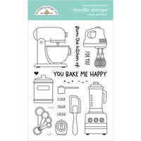 Doodlebug Design - Made With Love Collection - Clear Photopolymer Stamps - Made With Love