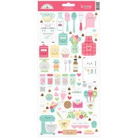 Doodlebug Design - Made With Love Collection - Cardstock Stickers - Icons