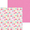 Doodlebug Design - Made With Love Collection - 12 x 12 Double Sided Paper - Heartwarmer