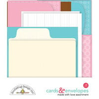 Doodlebug Design - Made With Love Collection - Cards and Envelopes