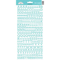 Doodlebug Design - Cardstock Stickers - Alphabet - My Type - Swimming Pool