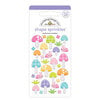 Doodlebug Design - Fairy Garden Collection - Stickers - Shape Sprinkles - Enamel - Mushroom Meadow