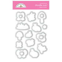 Doodlebug Design - Fairy Garden Collection - Doodle Cuts - Metal Dies - Bugs And Kisses
