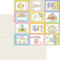 Doodlebug Design - Fairy Garden Collection - 12 x 12 Double Sided Paper - Fairy Dust