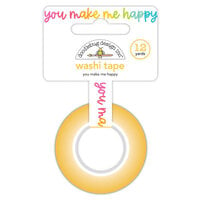 Doodlebug Design - Cute and Crafty Collection - Washi Tape - You Make Me Happy