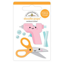 Doodlebug Design - Cute and Crafty Collection - Stickers - Doodle-Pops - Cute and Crafty