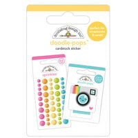 Doodlebug Design - Cute and Crafty Collection - Stickers - Doodle-Pops - Doodle Minis