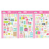 Doodlebug Design - Cute and Crafty Collection - Cardstock Stickers - Mini Icons - Cute and Crafty