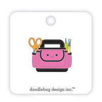 Doodlebug Design - Cute and Crafty Collection - Collectible Pins - Cute Caddy