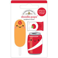 Doodlebug Design - Fun At The Park Collection - Stickers - Doodle-Pops - Let's Ketchup