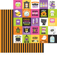 Doodlebug Design - Happy Haunting Collection - 12 x 12 Double Sided Paper - Bewitched