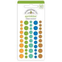Doodlebug Design - Great Outdoors Collection - Stickers - Sprinkles - Enamel Dots - Outdoors Assortment