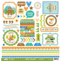 Doodlebug Design - Great Outdoors Collection - 12 x 12 Cardstock Stickers - This and That