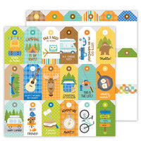 Doodlebug Design - Great Outdoors Collection - 12 x 12 Double Sided Paper - Tag Along