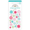 Doodlebug Design - Let It Snow Collection - Stickers - Shape Sprinkles - Enamel - Let It Snow