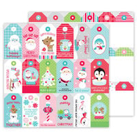 Doodlebug Design - Let It Snow Collection - 12 x 12 Double Sided Paper - To and From