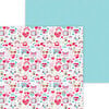 Doodlebug Design - Lots Of Love Collection - 12 x 12 Double Sided Paper