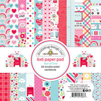 Doodlebug Design - Lots Of Love Collection - 6 x 6 Paper Pad