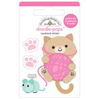 Doodlebug Design - Pretty Kitty Collection - Stickers - Doodle-Pops - Play Time