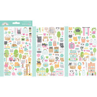 Doodlebug Design - Pretty Kitty Collection - Cardstock Stickers - Mini Icons