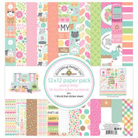 Doodlebug Design - Pretty Kitty Collection - 12 x 12 Paper Pack