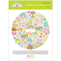 Doodlebug Design - Shadow Box Insert Kit - Fairy Garden