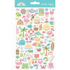 Doodlebug Design - Seaside Summer Collection - Stickers - Puffy Shapes - Icons