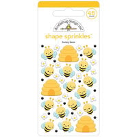 Doodlebug Design - Farmer's Market Collection - Stickers - Shape Sprinkles - Enamel - Honey Bees
