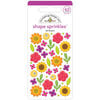 Doodlebug Design - Farmer's Market Collection - Stickers - Shape Sprinkles - Enamel - Fall Flowers
